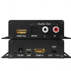 Rainbow HDMI - AUDIO analóg leválasztó A HDMI jel továbbfűzhető, 4K 60Hz (VACONH-H+AUD) Rainbow HDMI - AUDIO analóg leválasztó A HDMI jel továbbfűzhető, 4K 60Hz (VACONH-H+AUD)