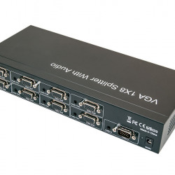 Rainbow VGA + audio (3,5Jack) distributor 8 (VADAVGA+AUD8) Rainbow VGA + audio (3,5Jack) distributor 8 (VADAVGA+AUD8)