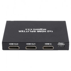 Rainbow HDMI distributor amplifier 2, 4K 60Hz EDID menedzsmenttel AUTO, Copy, Mixed (VADH2-4K-E) Rainbow HDMI distributor amplifier 2, 4K 60Hz EDID menedzsmenttel AUTO, Copy, Mixed (VADH2-4K-E)