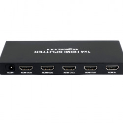 Rainbow HDMI distributor amplifier 4, 4K 60Hz EDID menedzsmenttel AUTO, Copy, Mixed (VADH4-4K-E) Rainbow HDMI distributor amplifier 4, 4K 60Hz EDID menedzsmenttel AUTO, Copy, Mixed (VADH4-4K-E)