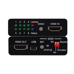 Rainbow HDMI EDID Emulátor Felbontás max. 4K 30 Hz 8 előre tárolt és 8 elmenthető EDID (VAEDEM-1) Rainbow HDMI EDID Emulátor Felbontás max. 4K 30 Hz 8 előre tárolt és 8 elmenthető EDID (VAEDEM-1)