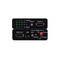 Rainbow HDMI EDID Emulátor Felbontás max. 4K 30 Hz 8 előre tárolt és 8 elmenthető EDID (VAEDEM-1) Rainbow HDMI EDID Emulátor Felbontás max. 4K 30 Hz 8 előre tárolt és 8 elmenthető EDID (VAEDEM-1)