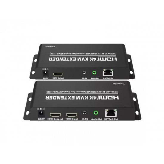 Rainbow HDBaseT KVM Extender, HDMI 2.0 4K2K@60Hz 4:4:4, max. 150m 1080P, 100m 4K (VAEXKVMHDMI2)