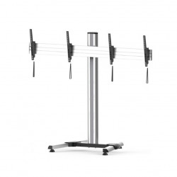 Rainbow fix talpas padlóállvány két kijelzőhöz (VEAB-02) Rainbow fix talpas padlóállvány két kijelzőhöz (VEAB-02)