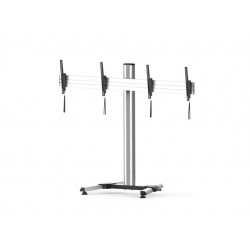 Rainbow fix talpas padlóállvány két kijelzőhöz (VEAB-02) Rainbow fix talpas padlóállvány két kijelzőhöz (VEAB-02)