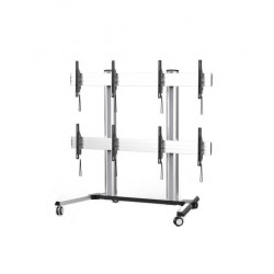 Rainbow gurulós padlóállvány 2x2 kijelzőhöz (VEAB-22) Rainbow gurulós padlóállvány 2x2 kijelzőhöz (VEAB-22)