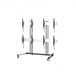 Rainbow gurulós padlóállvány 2x2 kijelzőhöz (VEAB-22) Rainbow gurulós padlóállvány 2x2 kijelzőhöz (VEAB-22)