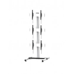 Rainbow fix talpas padlóállvány három kijelzőhöz (VEAB-T3) Rainbow fix talpas padlóállvány három kijelzőhöz (VEAB-T3)