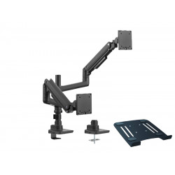 Rainbow 2 képernyő fogadására alkalmas gázrugós asztali konzol (VELCD-T24G)